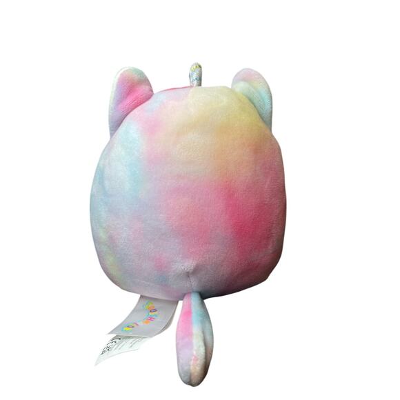 Squishmallows Cali the Caticorn 5" Rainbow Tie Dye PLUSH Stuffed Animal Cat Uni - Picture 6 of 7